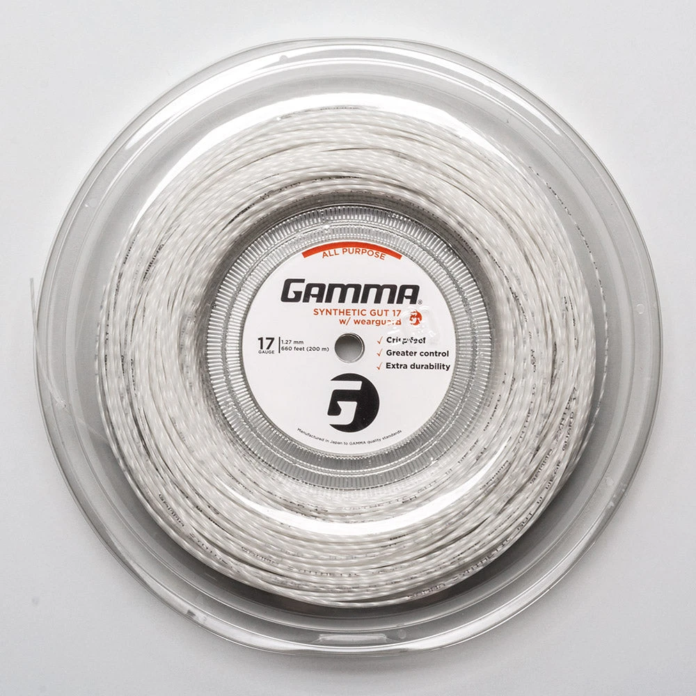 Gamma Synthetic Gut WearGuard 17 660' Reel 1 Gamma Synthetic Gut WearGuard 17 660' Reel