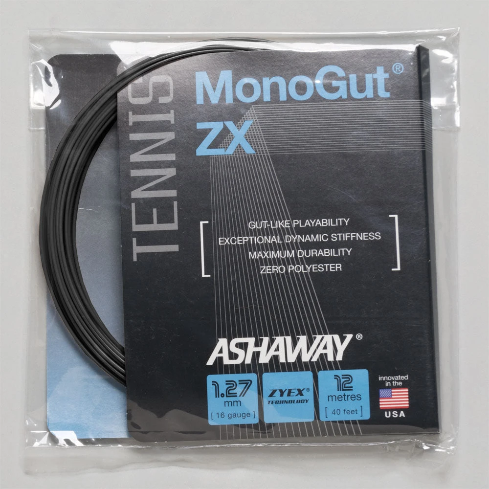 Ashaway Monogut ZX 16 Black 1 Ashaway Monogut ZX 16 Black