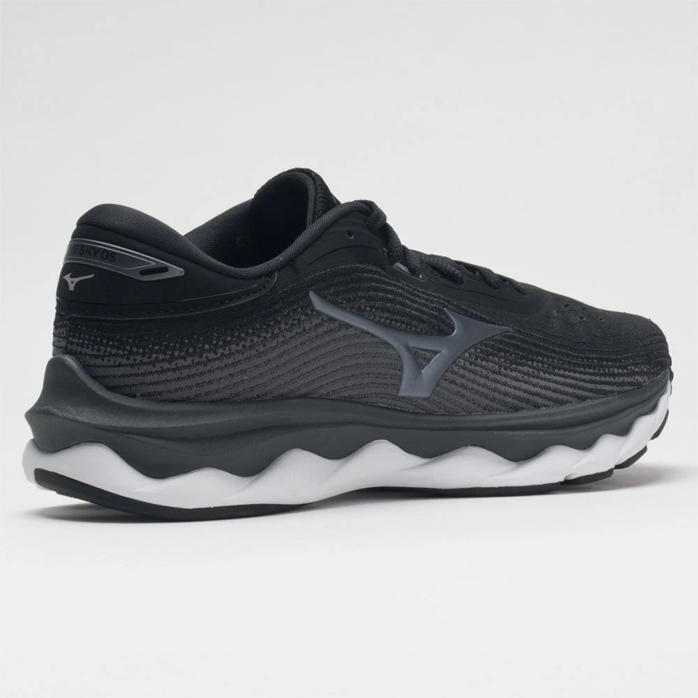 Mizuno Wave Sky 5 Waveknit Women's Black 6 Mizuno Wave Sky 5 Waveknit Women's Black - Image 6