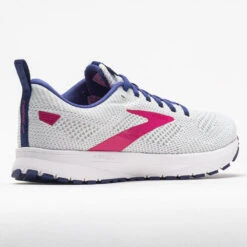 Brooks Revel 5 Women's White/Navy/Pink -Tennis Clothing and Gear Sales 047265 6