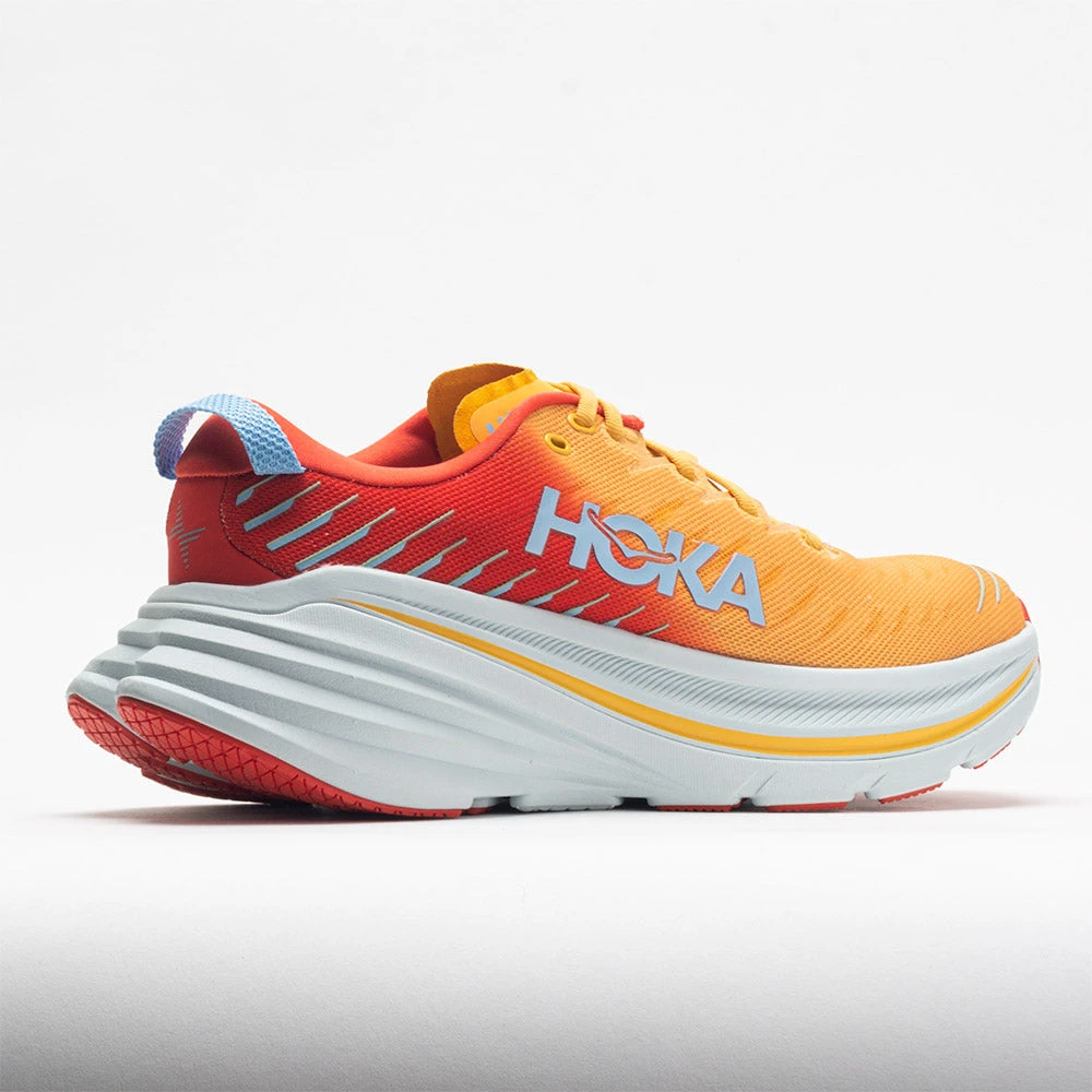 HOKA Bondi X Men's Fiesta/Amber Yellow 6 HOKA Bondi X Men's Fiesta/Amber Yellow - Image 6