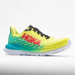 HOKA Mach 5 Women's Evening Primrose/Scuba Blue -Tennis Clothing and Gear Sales 048629 5