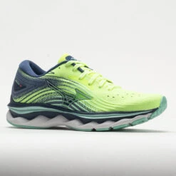 Mizuno Wave Sky 6 Women's Neo Lime/Ancient Water -Tennis Clothing and Gear Sales 049122 5