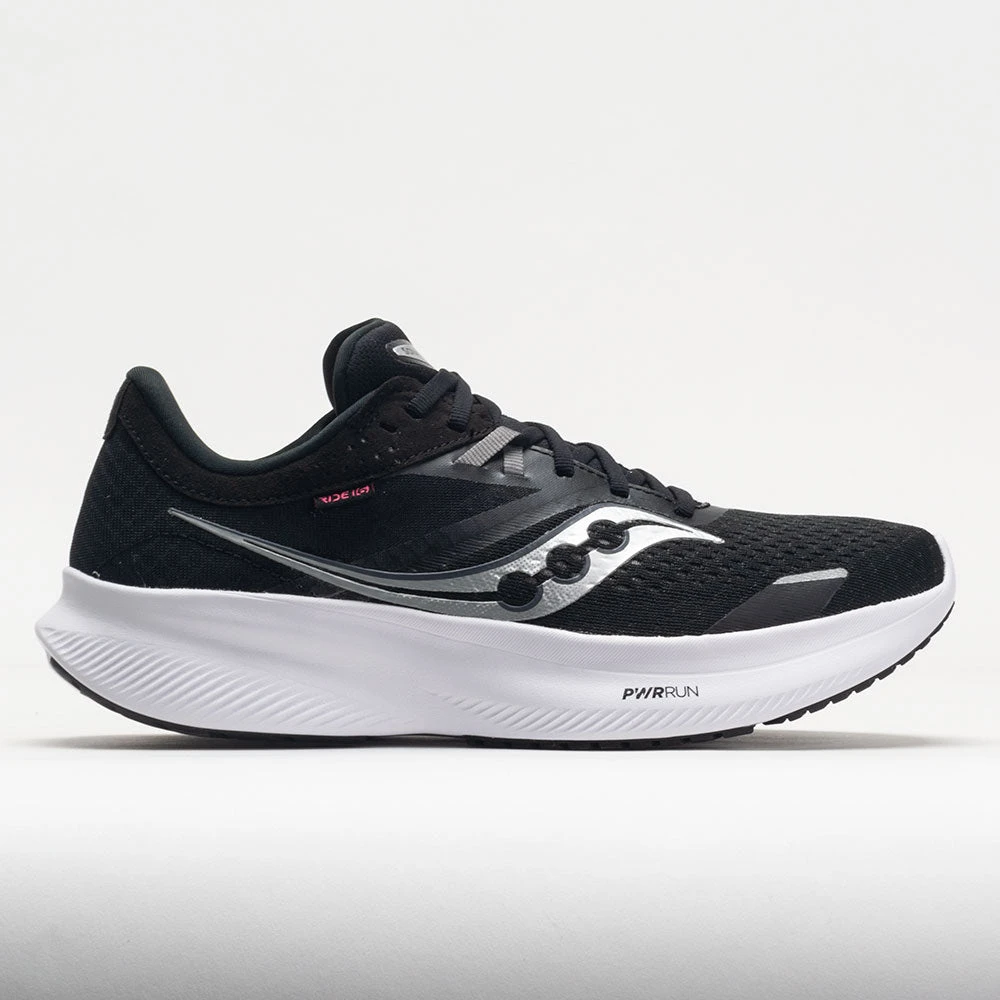 Saucony Ride 16 Women's Black/White 1 Saucony Ride 16 Women's Black/White