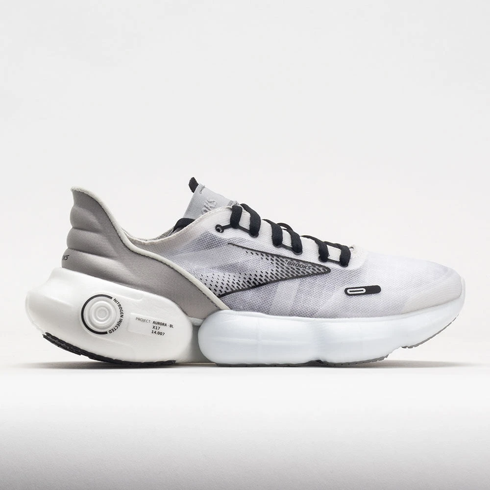 Brooks Aurora-BL Women's White/Alloy/Black 1 Brooks Aurora-BL Women's White/Alloy/Black
