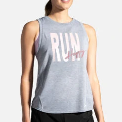 Brooks Distance Graphic Tank Women's (2020) -Tennis Clothing and Gear Sales 056801 093 1