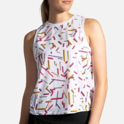Brooks Distance Graphic Tank Women's (2020) -Tennis Clothing and Gear Sales 056801 131 1