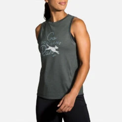 Brooks Distance Graphic Tank Women's (2020) -Tennis Clothing and Gear Sales 056801 338 1