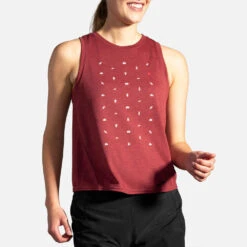 Brooks Distance Graphic Tank Women's (2020) -Tennis Clothing and Gear Sales 056801 619 1