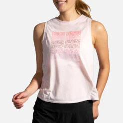 Brooks Distance Graphic Tank Women's (2020) -Tennis Clothing and Gear Sales 056801 673 1