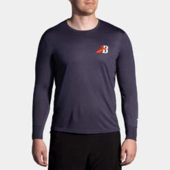 Brooks Distance Graphic Long Sleeve Men's -Tennis Clothing and Gear Sales 056816 035 1