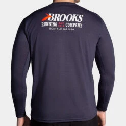 Brooks Distance Graphic Long Sleeve Men's -Tennis Clothing and Gear Sales 056816 035 2