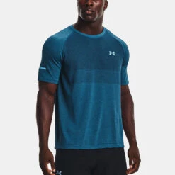 Under Armour Vanish Seamless Run Short Sleeve Men's -Tennis Clothing and Gear Sales 056889 597 1