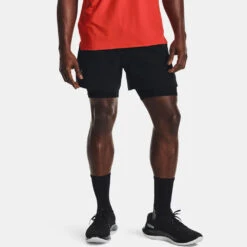 Under Armour Iso-Chill Run 2-in-1 Shorts Men's -Tennis Clothing and Gear Sales 056933 001 1
