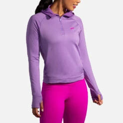 Brooks Notch Thermal Hoodie Women's -Tennis Clothing and Gear Sales 057082 562 1
