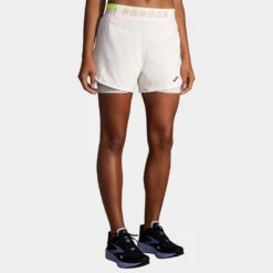 Brooks Run Within 4" 2-in-1 Short Women's -Tennis Clothing and Gear Sales 057175 289 1
