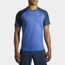 Brooks Run Within Short Sleeve Men's -Tennis Clothing and Gear Sales 057195 435 1