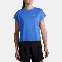 Brooks Sprint Free Short Sleeve Women's -Tennis Clothing and Gear Sales 057200 434 1