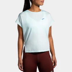 Brooks Sprint Free Short Sleeve Women's -Tennis Clothing and Gear Sales 057200 490 1