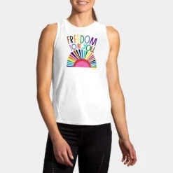 Brooks Distance Graphic Tank Spring 2022 Women's -Tennis Clothing and Gear Sales 057203 143 1
