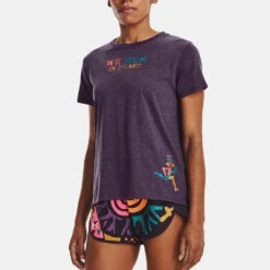 Under Armour Run In Peace Short Sleeve Tee Women's -Tennis Clothing and Gear Sales 057457 541 1