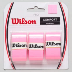 Wilson Pro Overgrip 3 Pack -Tennis Clothing and Gear Sales 060142 pnk 1