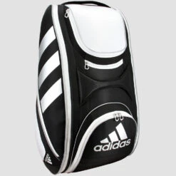Adidas Tour Tennis 12 Racquet Bag Black/White/Silver -Tennis Clothing and Gear Sales 072785 3