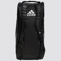 Adidas Tour Tennis 12 Racquet Bag Black/White/Silver -Tennis Clothing and Gear Sales 072785 5