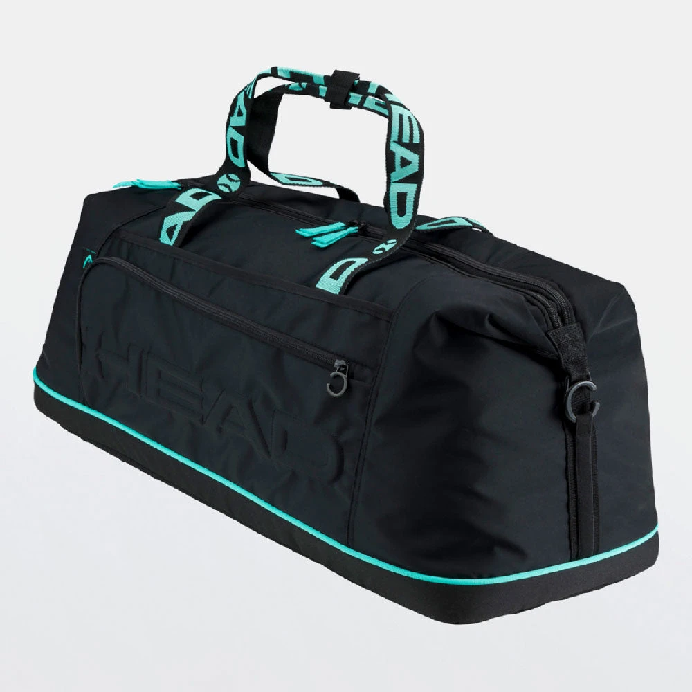 HEAD Coco Duffle Bag Black/Mint 1 HEAD Coco Duffle Bag Black/Mint