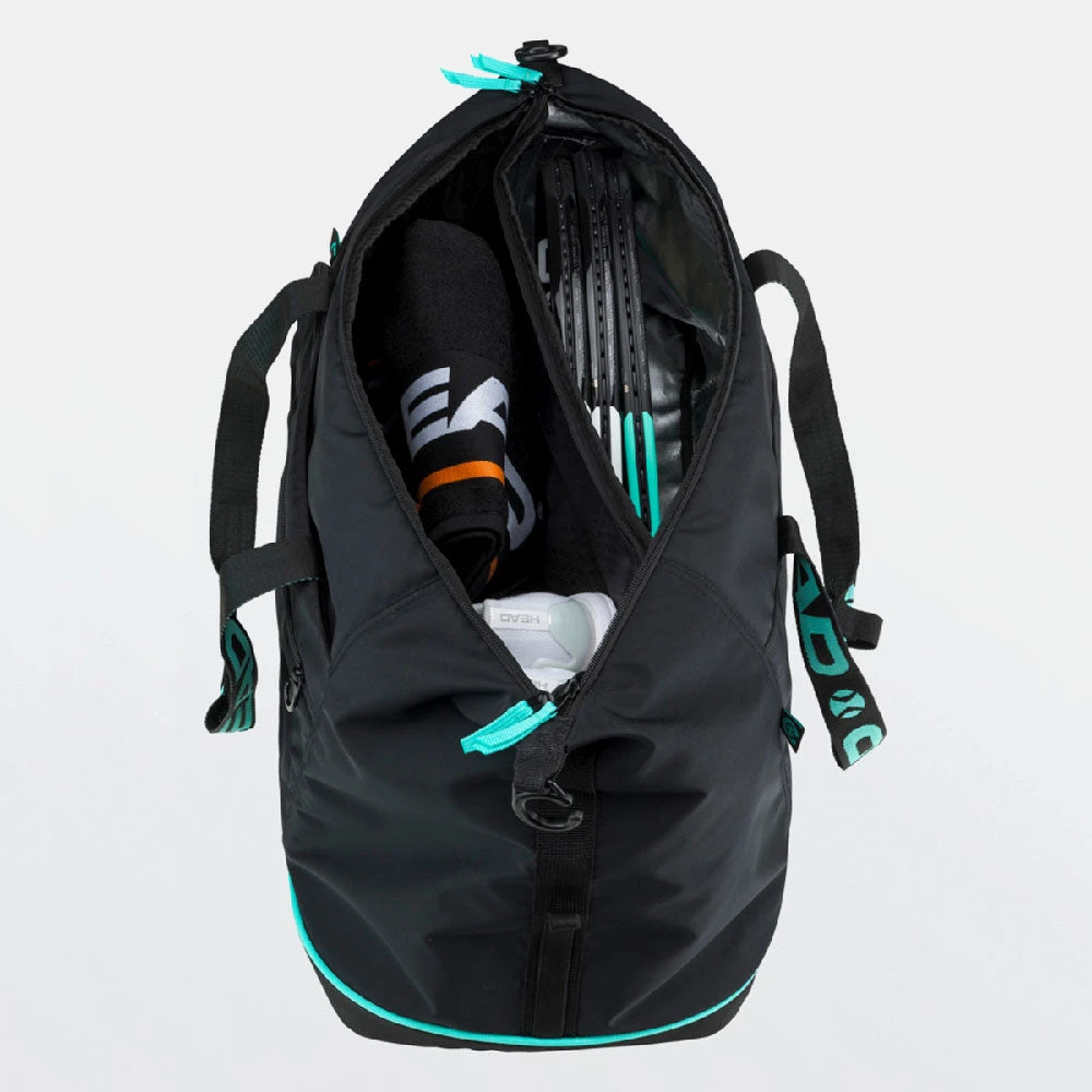 HEAD Coco Duffle Bag Black/Mint 4 HEAD Coco Duffle Bag Black/Mint - Image 4