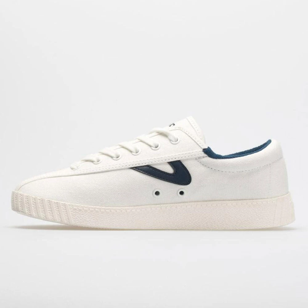 Tretorn Nylite Plus Canvas Women's Vintage White/Navy 2 Tretorn Nylite Plus Canvas Women's Vintage White/Navy - Image 2