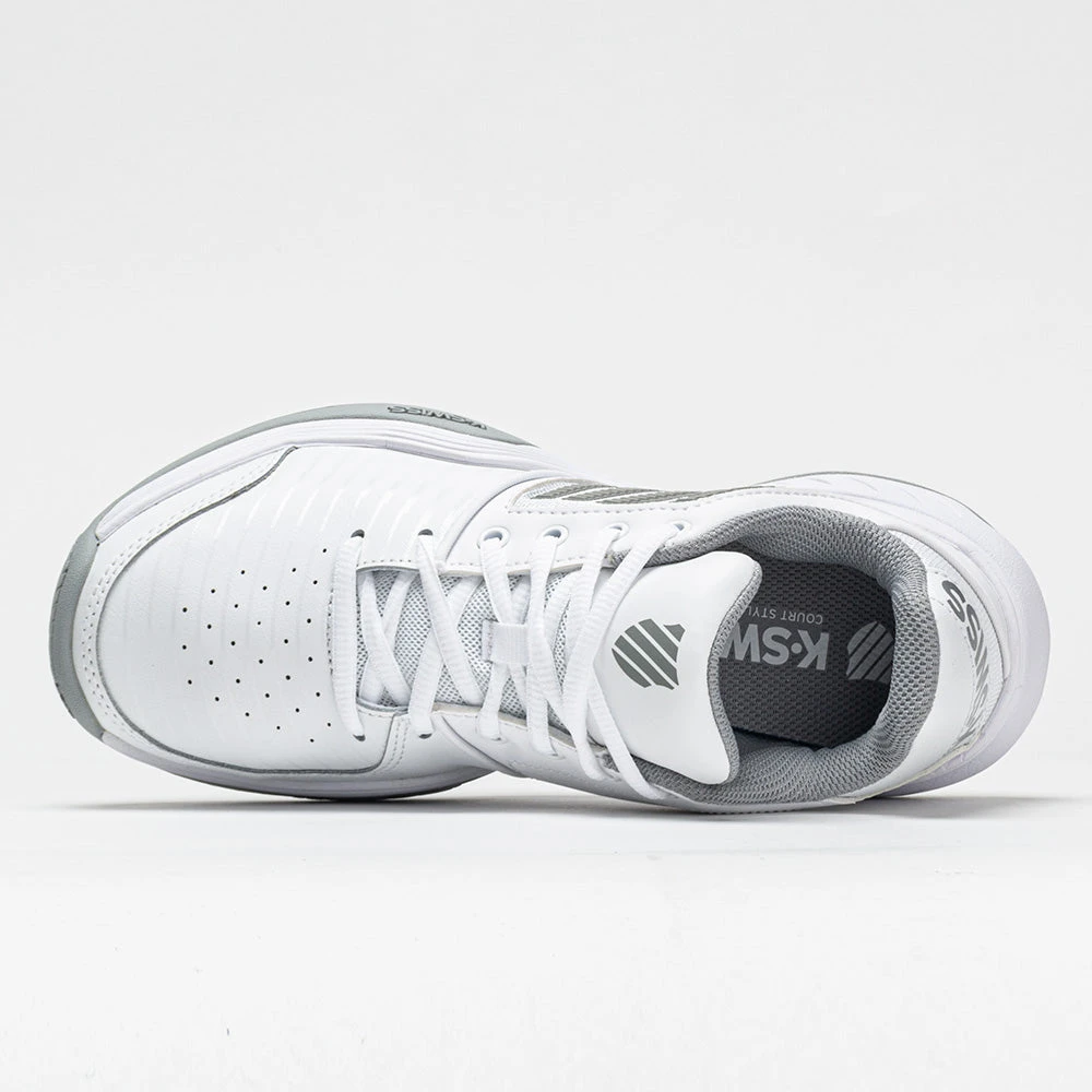 K-Swiss Court Express Women's White/Highrise/Silver 3 K-Swiss Court Express Women's White/Highrise/Silver - Image 3