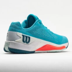 Wilson Rush Pro 4.0 Women's Scuba Blue/White/Fiery Coral 11 Wilson Rush Pro 4.0 Women's Scuba Blue/White/Fiery Coral -Tennis Clothing and Gear Sales 116940 6