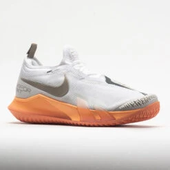 Nike React Vapor NXT Men's White/Khaki/Light Bone/Orange Trance -Tennis Clothing and Gear Sales 116991 5