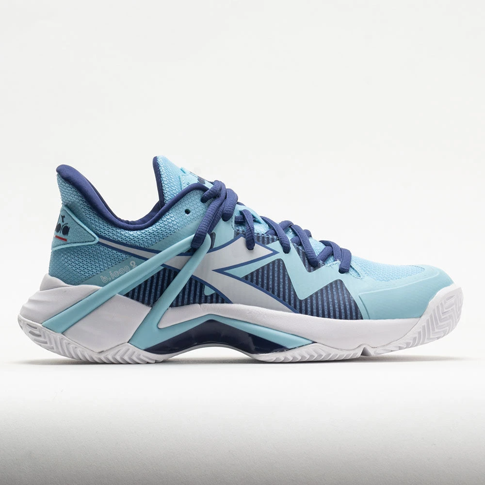 Diadora B.Icon 2 Clay Women's Bright Baby Blue/White 1 Diadora B.Icon 2 Clay Women's Bright Baby Blue/White