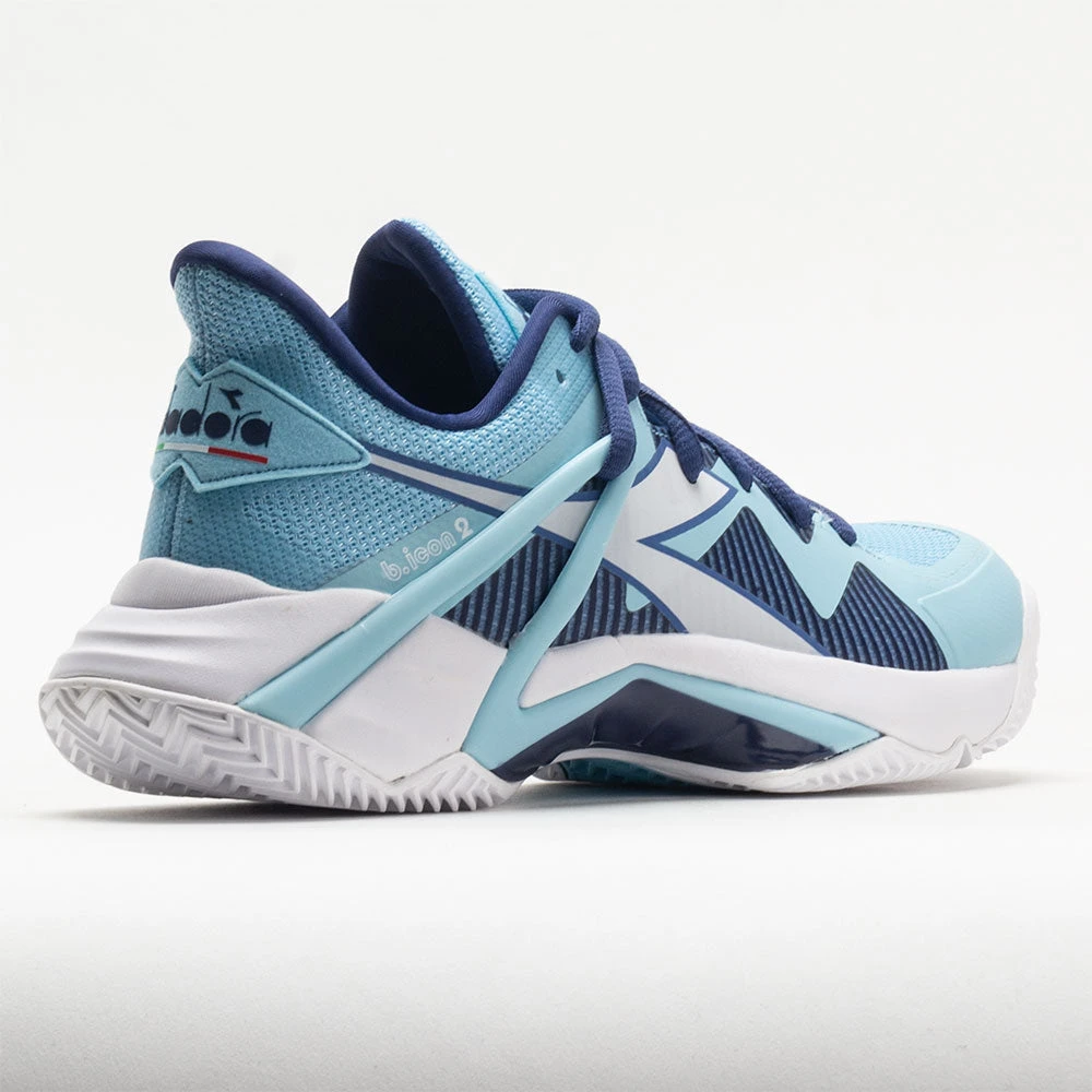 Diadora B.Icon 2 Clay Women's Bright Baby Blue/White 6 Diadora B.Icon 2 Clay Women's Bright Baby Blue/White - Image 6