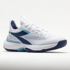 Diadora Finale AG Women's White/Blue Print -Tennis Clothing and Gear Sales 117033 5