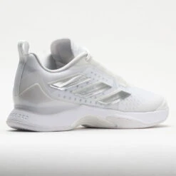 Adidas AvaCourt Women's White/Silver Metallic/White -Tennis Clothing and Gear Sales 117041 6