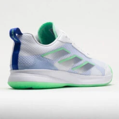 Adidas AvaFlash Women's White/Silver Metallic/Pulse Mint -Tennis Clothing and Gear Sales 117078 6