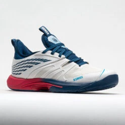 K-Swiss Speedtrac Men's Blanc De Blanc/Blue Opal/Lollipop -Tennis Clothing and Gear Sales 117121 5