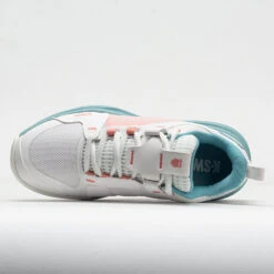 K-Swiss Ultrashot Team Women's Blanc De Blanc/Nile Blue/Desert Flower -Tennis Clothing and Gear Sales 117136 2