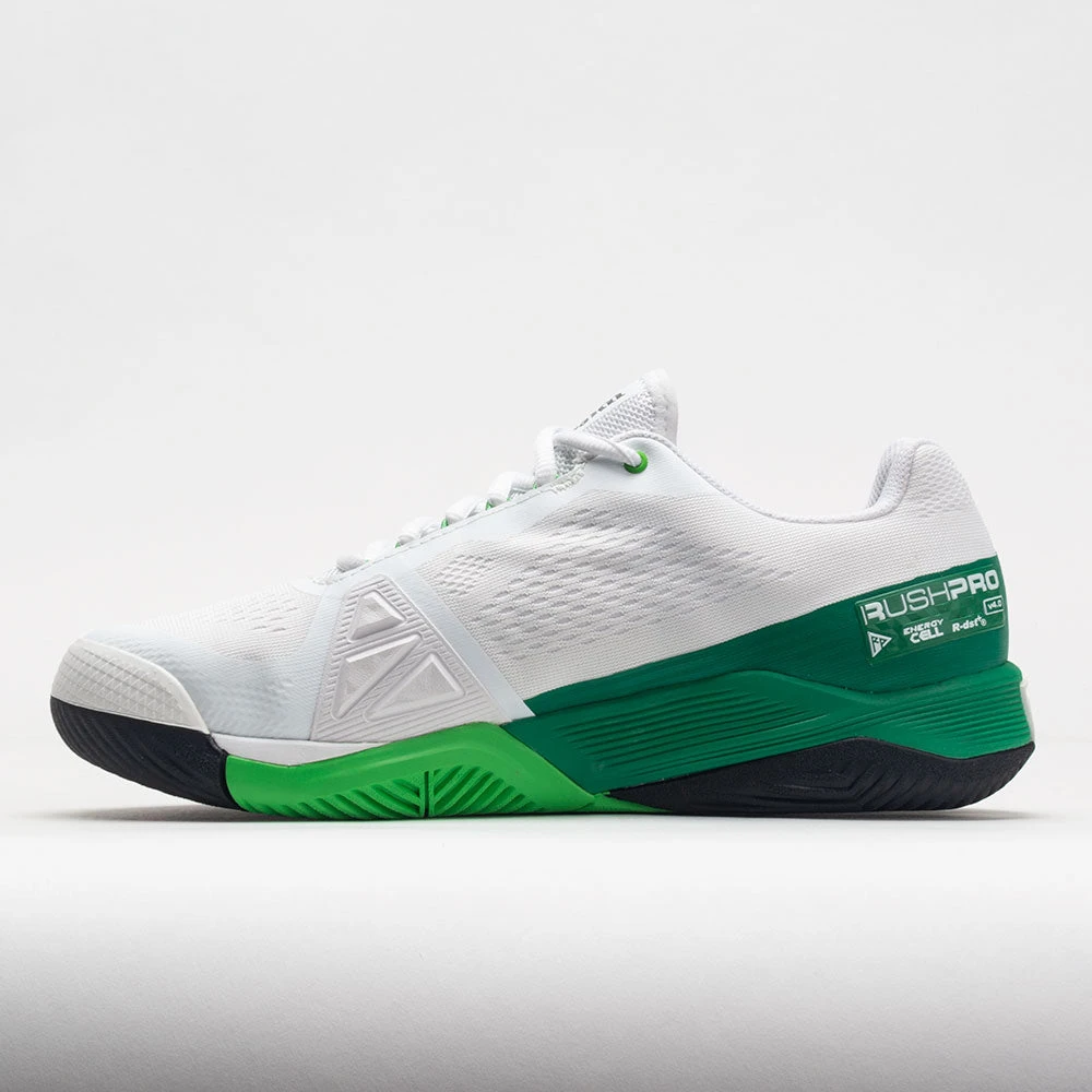 Wilson Rush Pro 4.0 Men's White/Bosphorus/Green 2 Wilson Rush Pro 4.0 Men's White/Bosphorus/Green - Image 2
