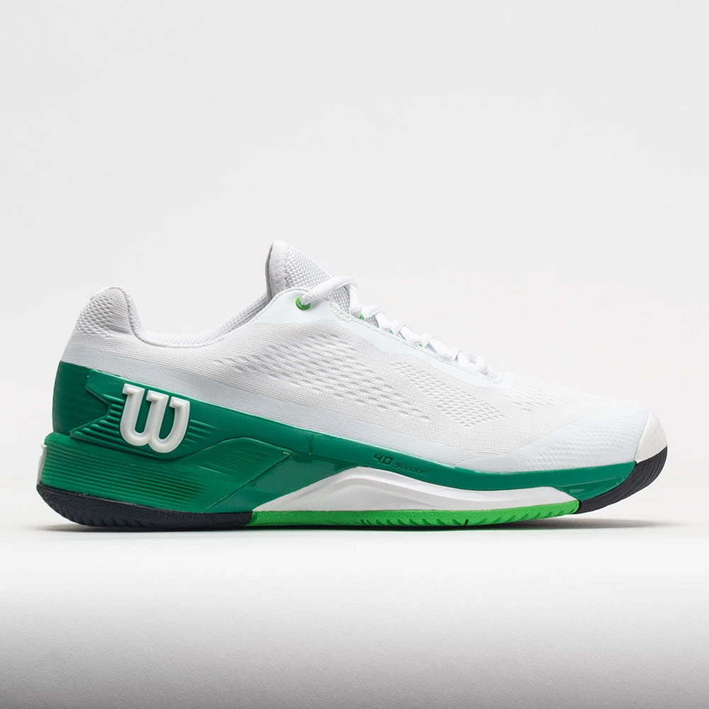 Wilson Rush Pro 4.0 Men's White/Bosphorus/Green 1 Wilson Rush Pro 4.0 Men's White/Bosphorus/Green