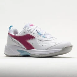 Diadora Challenge 5 SL Junior White/Pinklady -Tennis Clothing and Gear Sales 121358 5