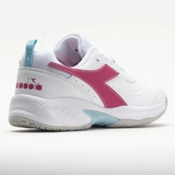 Diadora Challenge 5 SL Junior White/Pinklady -Tennis Clothing and Gear Sales 121358 6