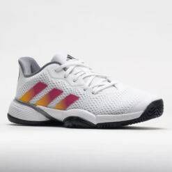 Adidas Barricade Junior White/Solar Gold/Lucid Fuchsia -Tennis Clothing and Gear Sales 121362 5