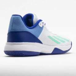 Adidas CourtFlash Junior White/Pulse Mint/Lucid Blue -Tennis Clothing and Gear Sales 121369 6