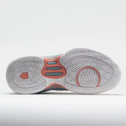 K-Swiss Hypercourt Express 2 Junior Blanc De Blanc/Nile Blue/Desert 9 K-Swiss Hypercourt Express 2 Junior Blanc De Blanc/Nile Blue/Desert -Tennis Clothing and Gear Sales 121383 4