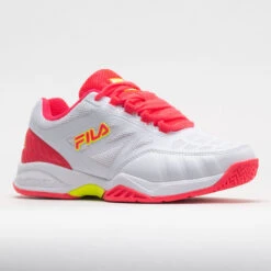 Fila Axilus Energized 2 Junior White/Diva Pink/Safety Yellow -Tennis Clothing and Gear Sales 121422 5