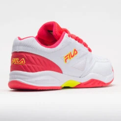 Fila Axilus Energized 2 Junior White/Diva Pink/Safety Yellow -Tennis Clothing and Gear Sales 121422 6
